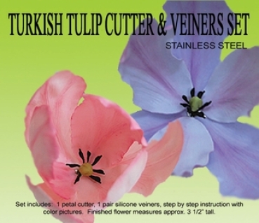 Ausstecher und Präge Set - Türkische Tulpe