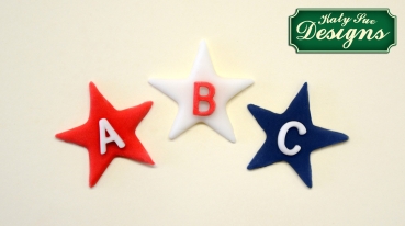 Preview: Silikonform - Sternen ABC...