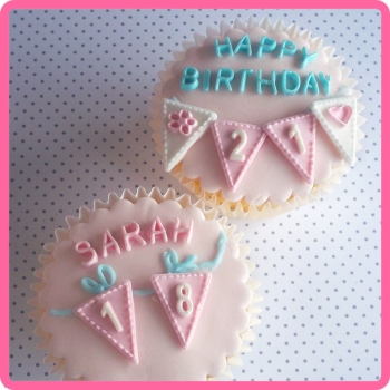 Preview: Silikonform Fähnchen 123...