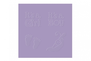 Embossing Folder - Boy & Girl