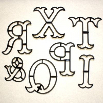 Preview: Patchwork Cutters Extra Large Letter - R