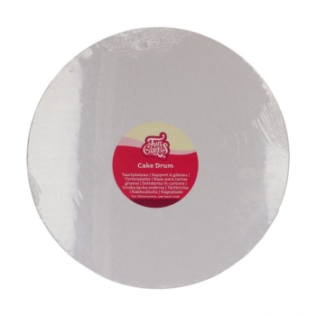 Tortenplatte rund 305mm (12") / Stärke 12mm - Weiss