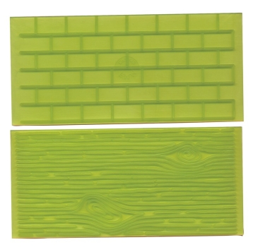 FMM Tree Bark and Brick Wall Impression Pads