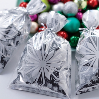 Foil Treat Bags Snowflake