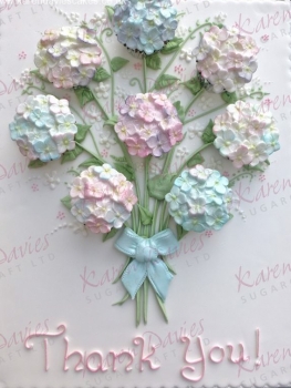 Silicone Mould - Cupcake Topper Hydrangea