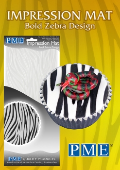 Prägematte - Zebra Design
