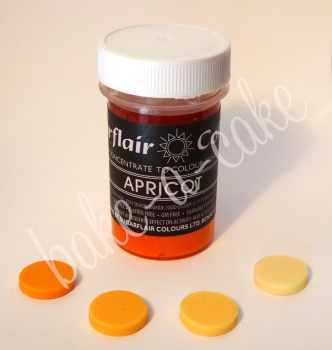 Konzentrierte Pastell Gelfarbe - Apricot - enthält E171