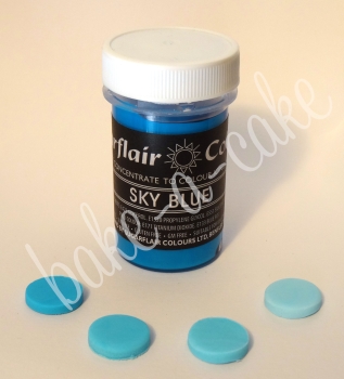 Konzentrierte Pastell Gelfarbe - Sky Blue - enthält E171