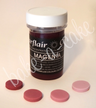 Konzentrierte Pastell Gelfarbe - Magenta - enthält E171