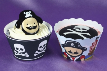 Cupcake Wrappers - Kleine Piraten