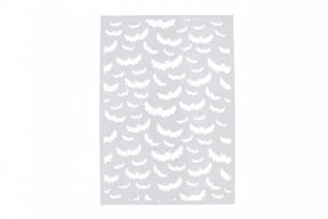 Mini Cake Stencil Bats