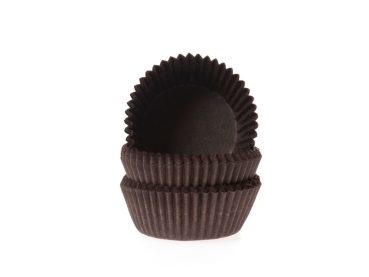Mini Cupcake Cases - Brown