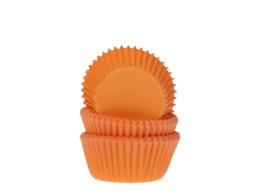 Mini Cupcake Backförmchen - Orange