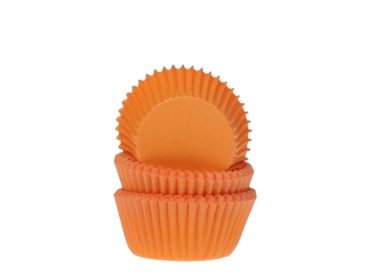 Mini Cupcake Cases - Orange