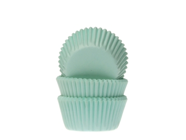 Mini Cupcake Backförmchen - Mint Grün