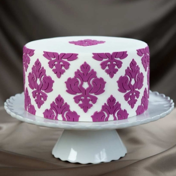Silicone Onlays - Damask Pattern
