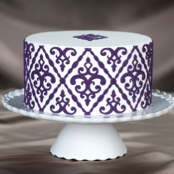Silicone Onlays - Filigree Damask Pattern