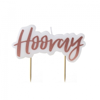 Candle - Hooray - Rose Gold