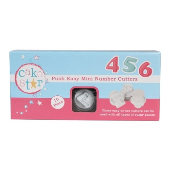 Push Easy Cutters - Mini Numbers