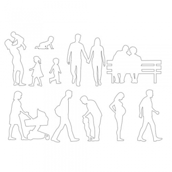 Patchwork Cutter - Family Silhouette Set