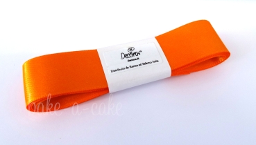 Satinband Orange - 25mm x 3m