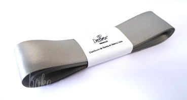 Satin Ribbon Silver - 25mm x 3m