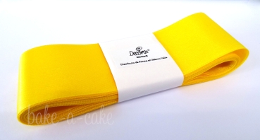 Satin Ribbon Yellow - 40mm x 3m