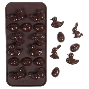 Silicone Chocolate Mould - Easter Shapes