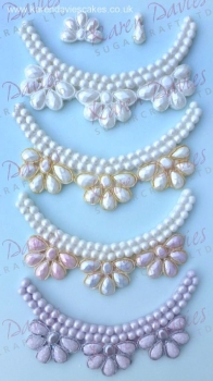 Silikonform - Art Deco Juwelen und Perlen