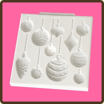 Silicone Mould - Christmas Baubles