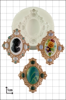 Silicone Mould - Large Brooch