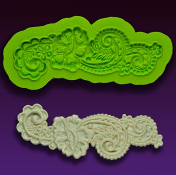 Silicone Mould - Rose Mary Lace
