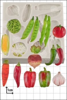 Silicone Mould - Vegetables