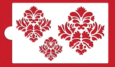 Stencil - Large Damask Icons