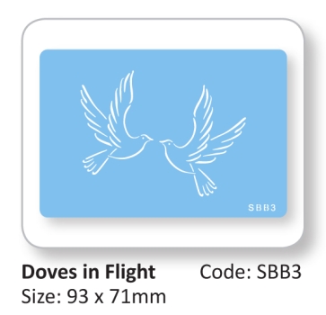 Stencil - Two Doves