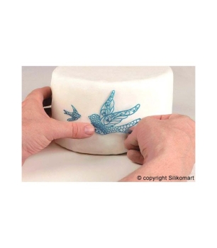 Silicone Mat Tricot Decor - BIRDS