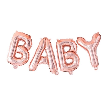 Balloon Bunting - BABY - Rose Gold