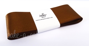 Satin Ribbon Brown - 40mm x 3m