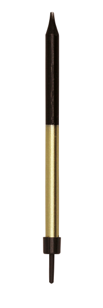 Candles - Black and Gold - 9.5cm