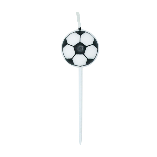 Kerzen - Fussball / 5 Stück