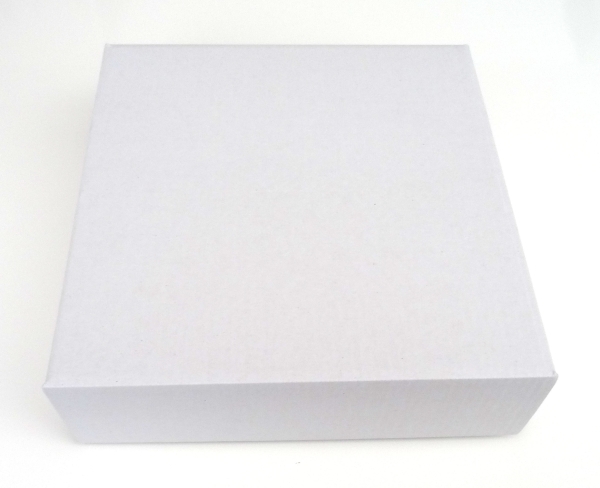 12er Cupcake / Muffin Box Karton-Weiss