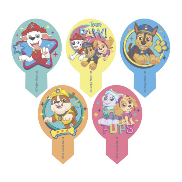 20 Stecker aus Esspapier - Paw Patrol
