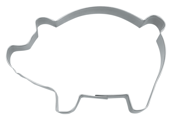 Ausstecher Glücksschwein 7 cm