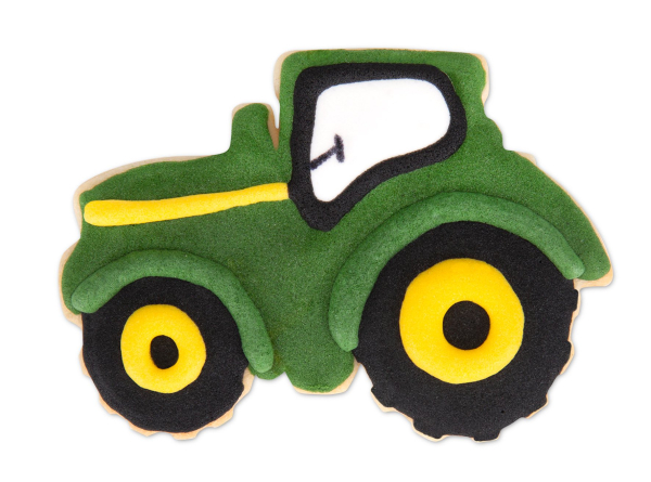 Ausstecher mit Auswerfer und Prägung - Traktor