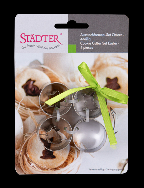 Spitzbuben Ausstecher Set Ostern - Glatt