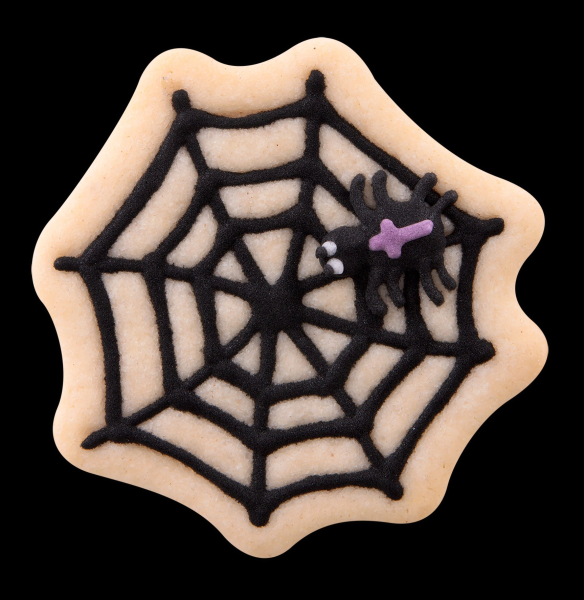 Ausstecher mit Auswerfer und Prägung - Spinnennetz