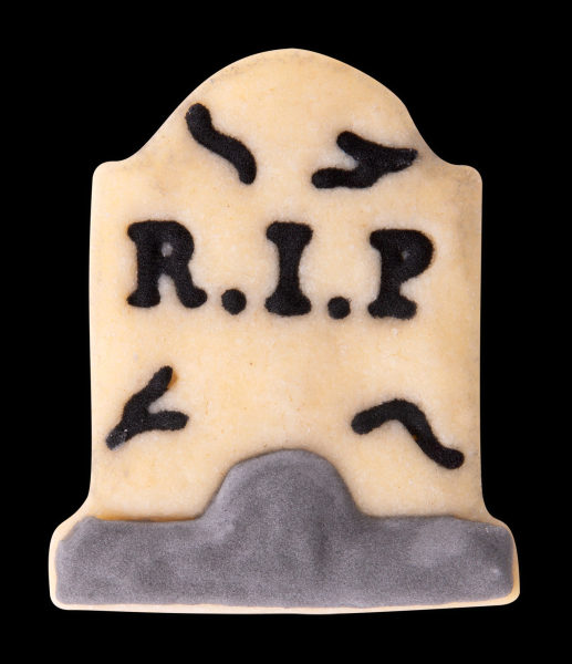 Ausstecher mit Auswerfer und Prägung - Grabstein