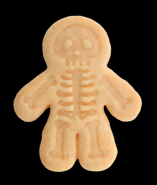 Ausstecher mit Auswerfer und Prägung - Skelett