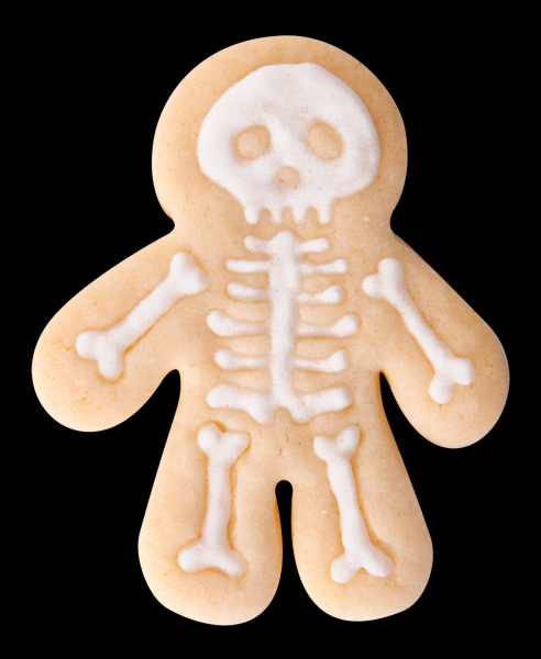 Ausstecher mit Auswerfer und Prägung - Skelett