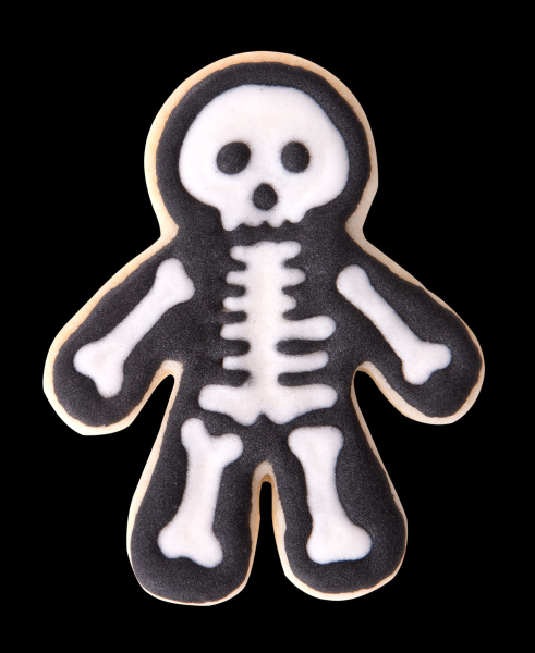 Ausstecher mit Auswerfer und Prägung - Skelett